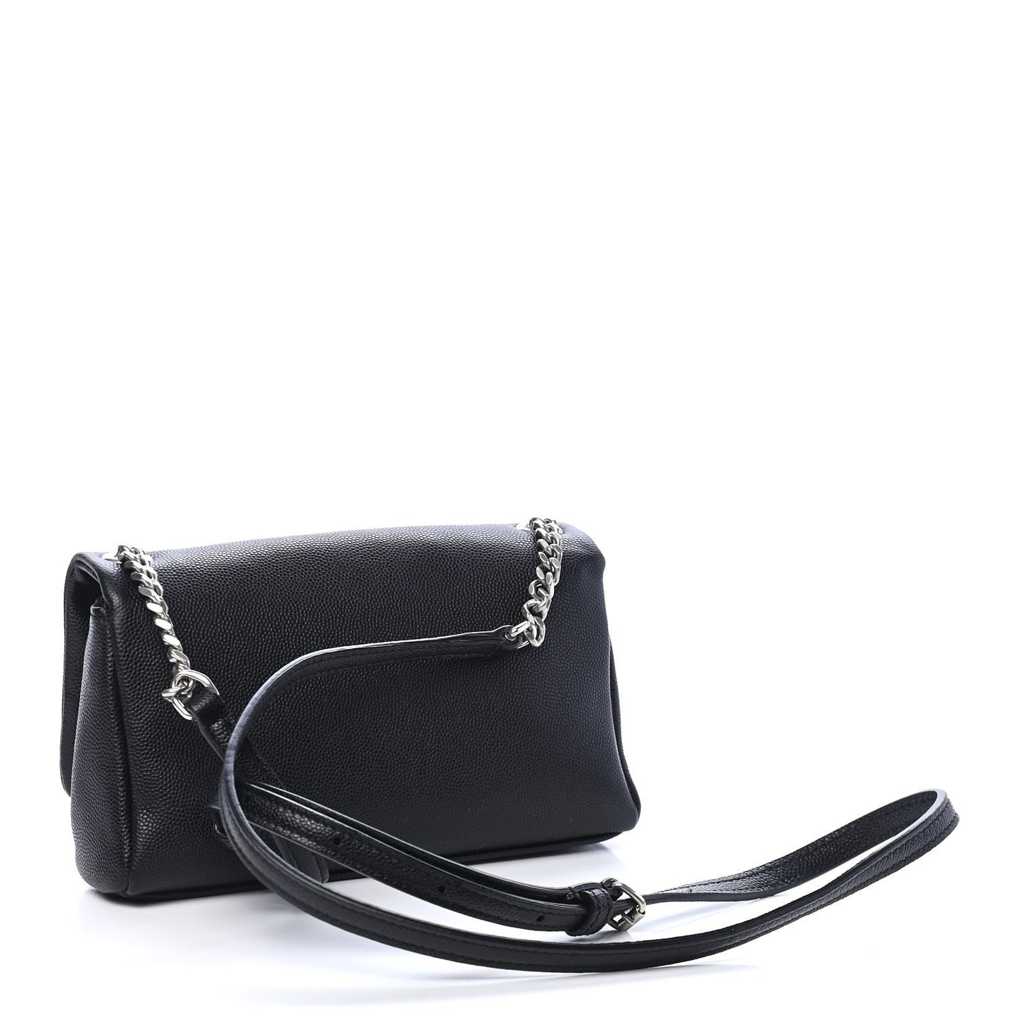 Grain De Poudre Monogram Toy West Hollywood Fold-Over Bag Black