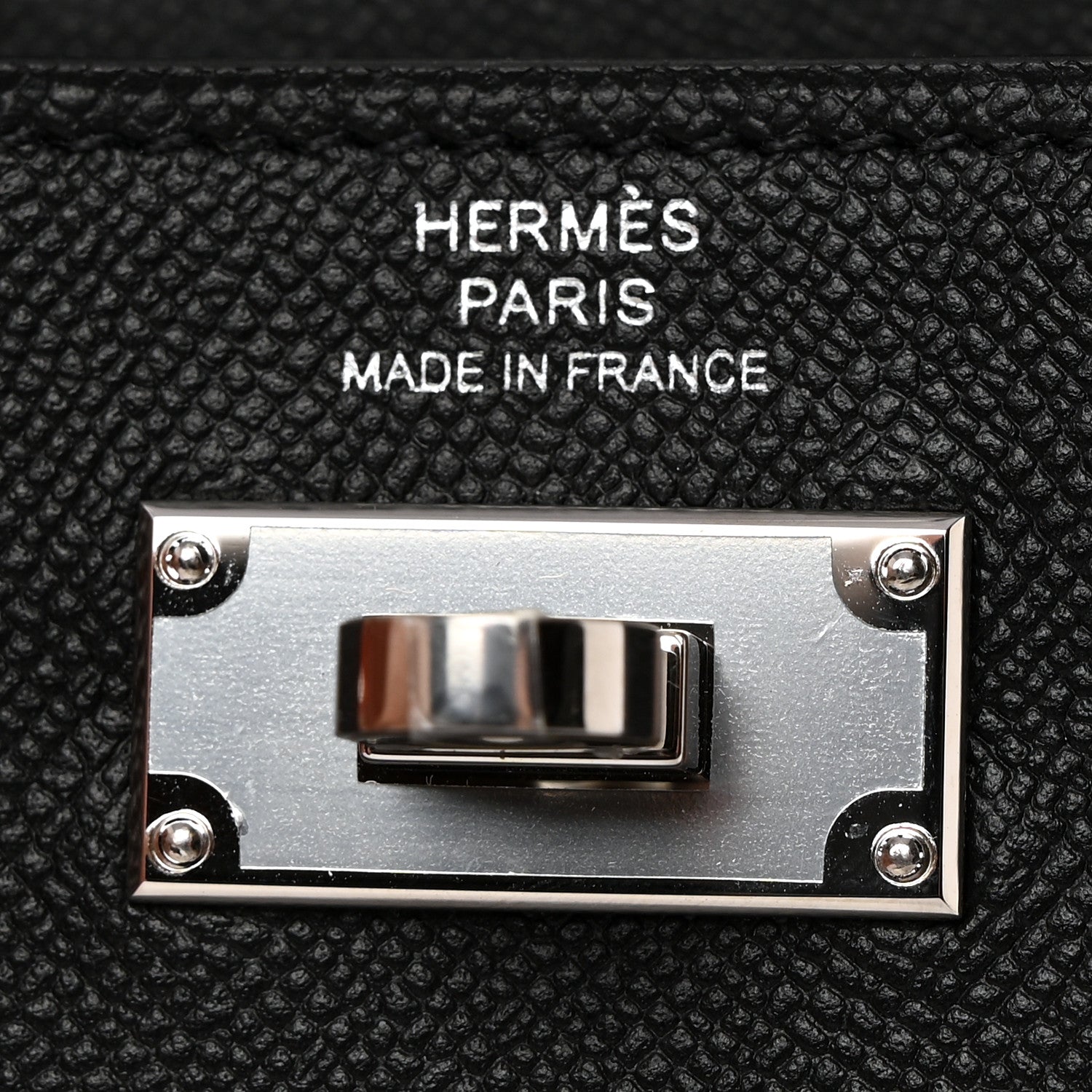 Hermes Epsom Kelly Pocket Compact Wallet Black 6 of 7