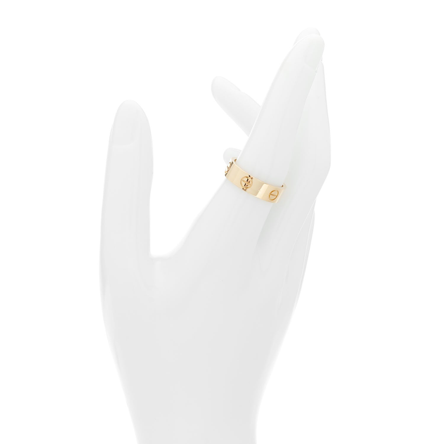 Cartier 18K Yellow Gold 5.5mm LOVE Ring 56 7.5 2 of 5