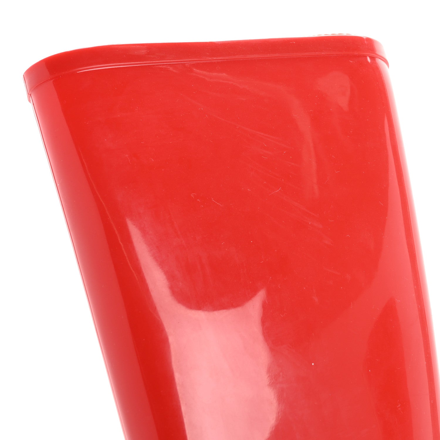 Chanel Rubber Camellia Rain Boots 37 Red 8 of 13