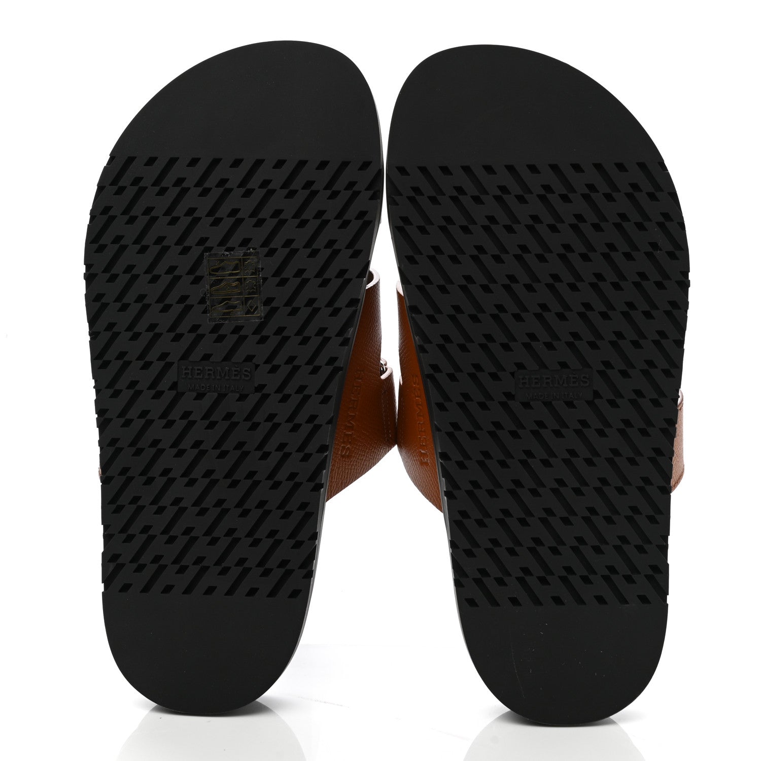 Hermes Epsom Womens Chypre Sandals 35 Natural 5 of 9