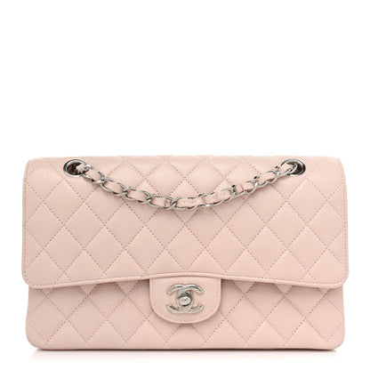 Chanel Caviar Quilted Medium Double Flap Light Pink 1 of 9