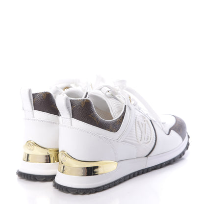 Louis Vuitton Calfskin Monogram Run Away Sneakers 36.5 White 4 of 8