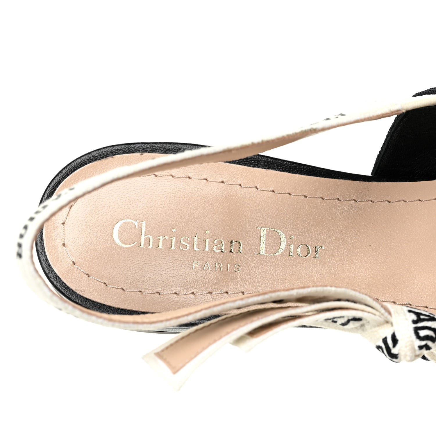 Christian Dior Technical Canvas Ribbon J'Adior Slingback Ballet Flats 40 Black 21 of 28