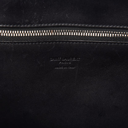 Saint Laurent Raffia Medium Panier Bag Black 8 of 9