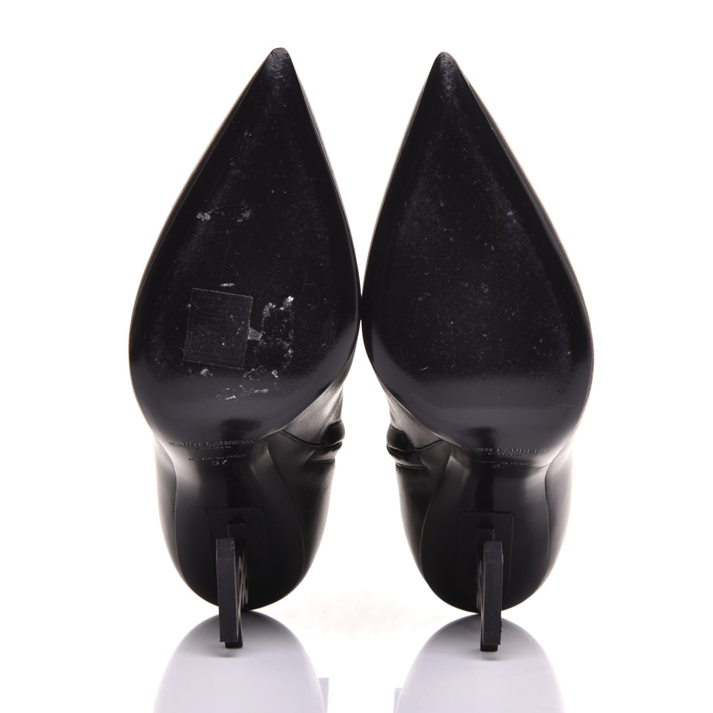 Calfskin Opyum Ankle Boots 37 Black