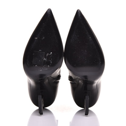 Saint Laurent Calfskin Opyum Ankle Boots 37 Black 6 of 10