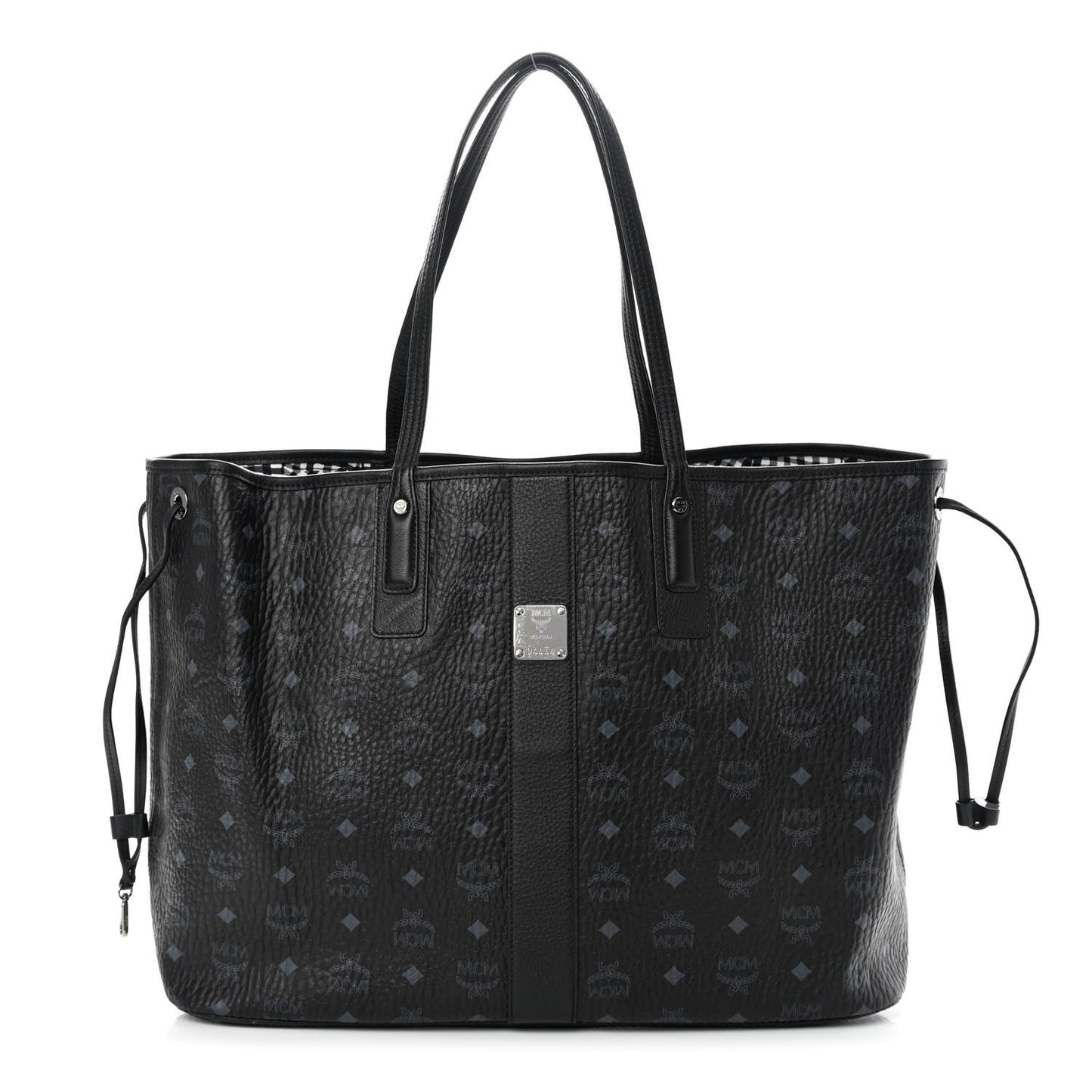 Visetos Large Liz Reversible Shopper Tote Black