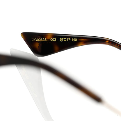 Gucci Web Aviator Sunglasses GG0062S Green Red 5 of 8
