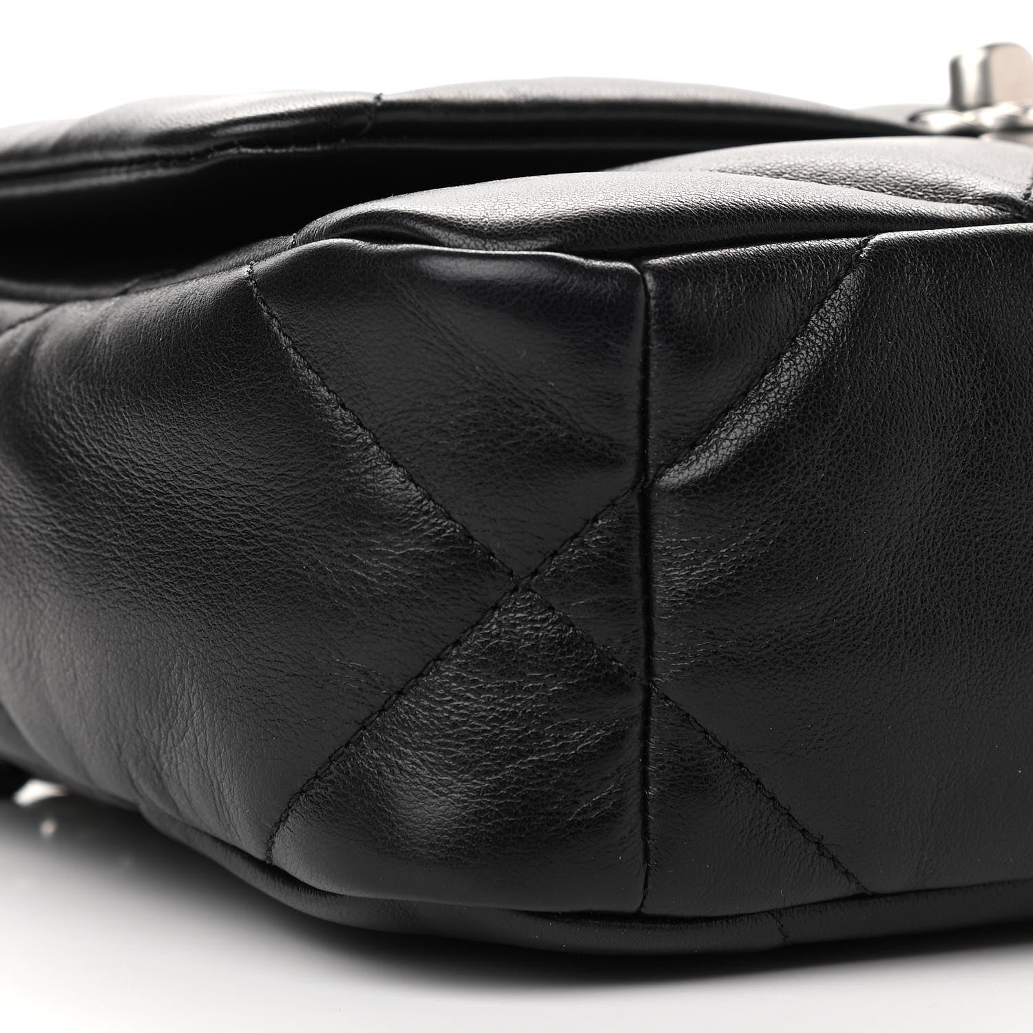 Chanel Lambskin Quilted Medium Chanel 19 Flap Black 8 of 11