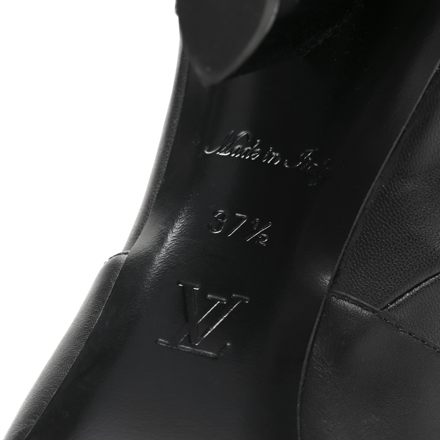 Louis Vuitton Calfskin Uniformes Silhouette Ankle Boots 37.5 Black 7 of 9