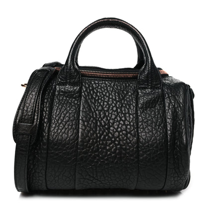 Alexander Wang Pebbled Lambskin Rockie Black Rose Gold Hardware 1 of 9
