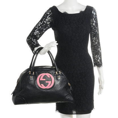 Gucci Leather Blondie Large Bowler Black 2 of 7