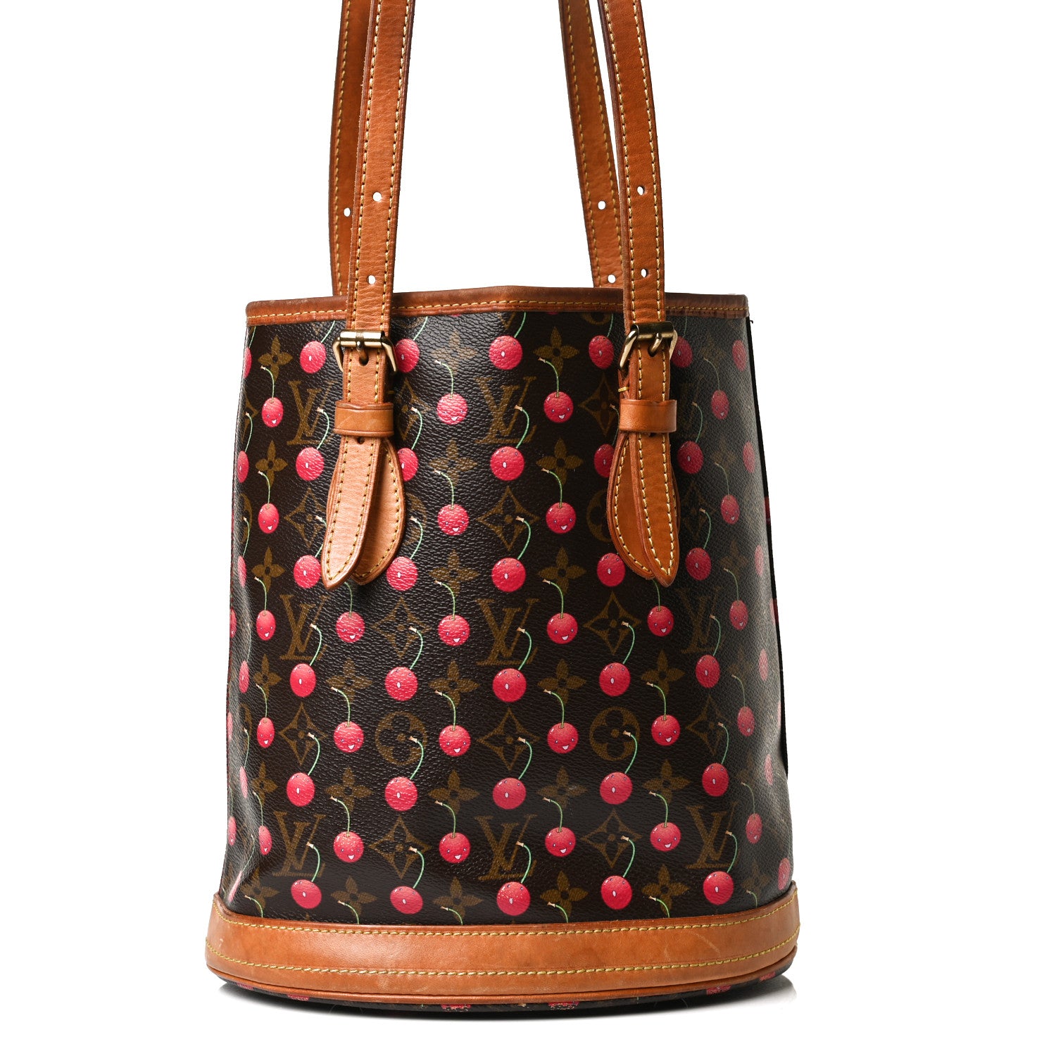 Louis Vuitton Monogram Cerises Bucket Bag 8 of 20