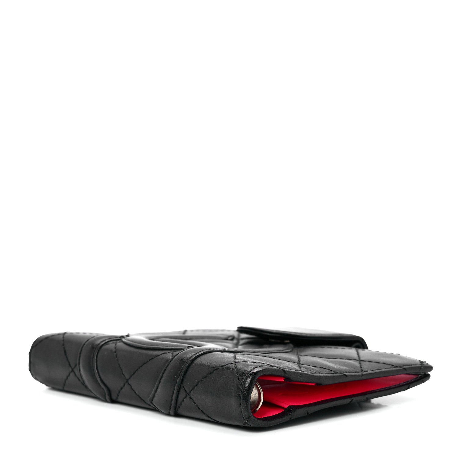 Chanel Calfskin Quilted Small Cambon Agenda Planner Black 4 of 14