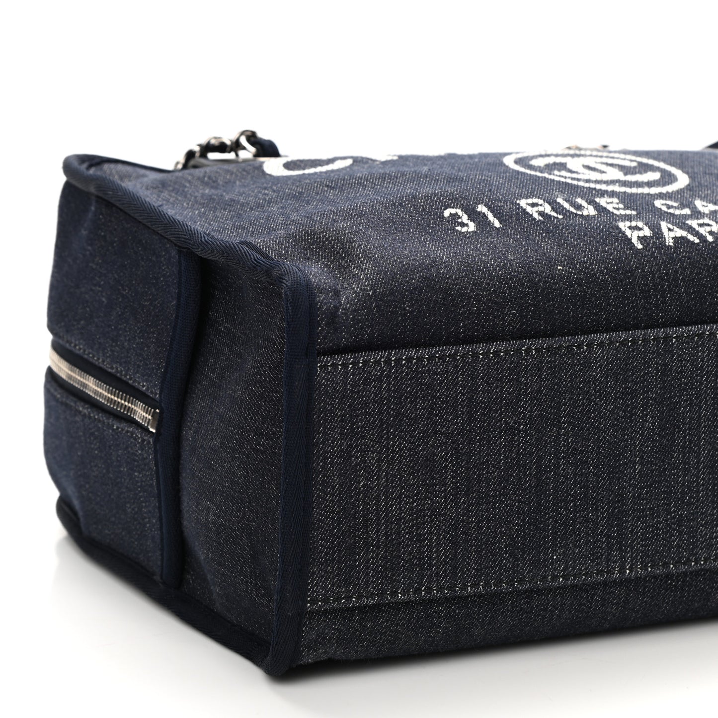 Denim Deauville Bowling Bag Dark Blue