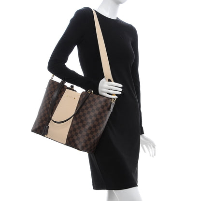 Louis Vuitton Damier Ebene Jersey Creme 2 of 8