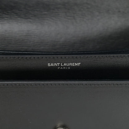 Saint Laurent Calfskin Medium Monogram Sunset Black 7 of 12