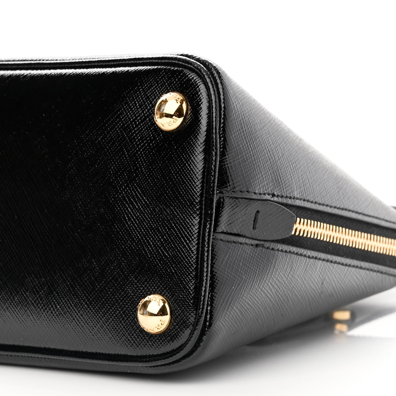 Prada Saffiano Vernice Lux Small Promenade Tote Black 10 of 10