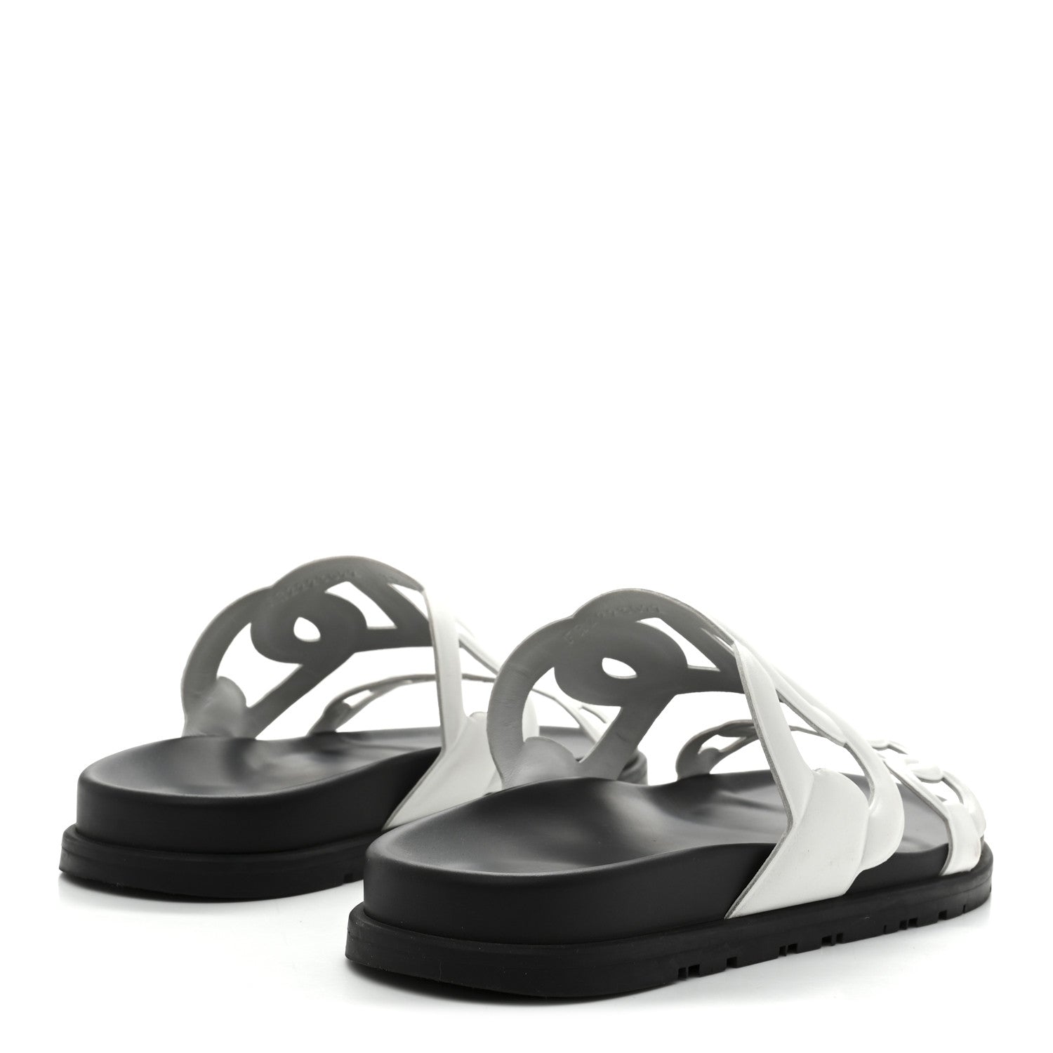 Hermes Nappa Womens Extra Sandals 39 White 5 of 10