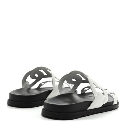 Hermes Nappa Womens Extra Sandals 39 White 5 of 10