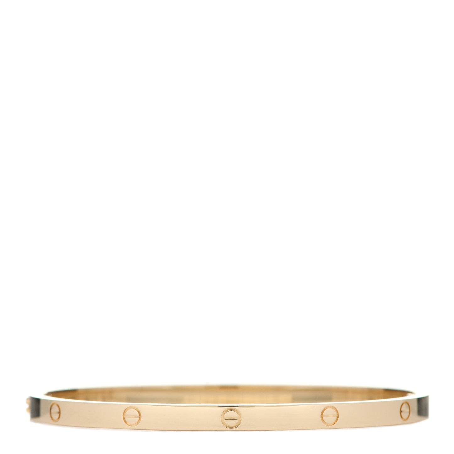 18K Yellow Gold Small LOVE Bracelet 17