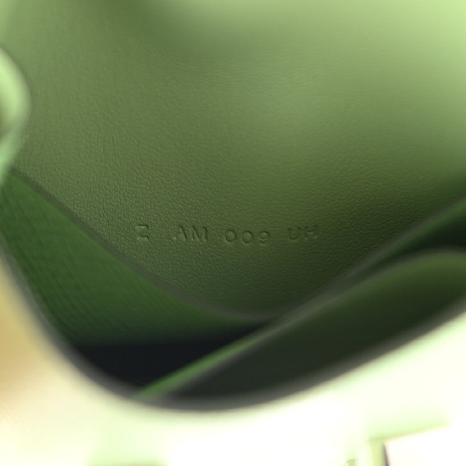 Hermes Epsom Constance Slim Wallet Vert Criquet 8 of 9