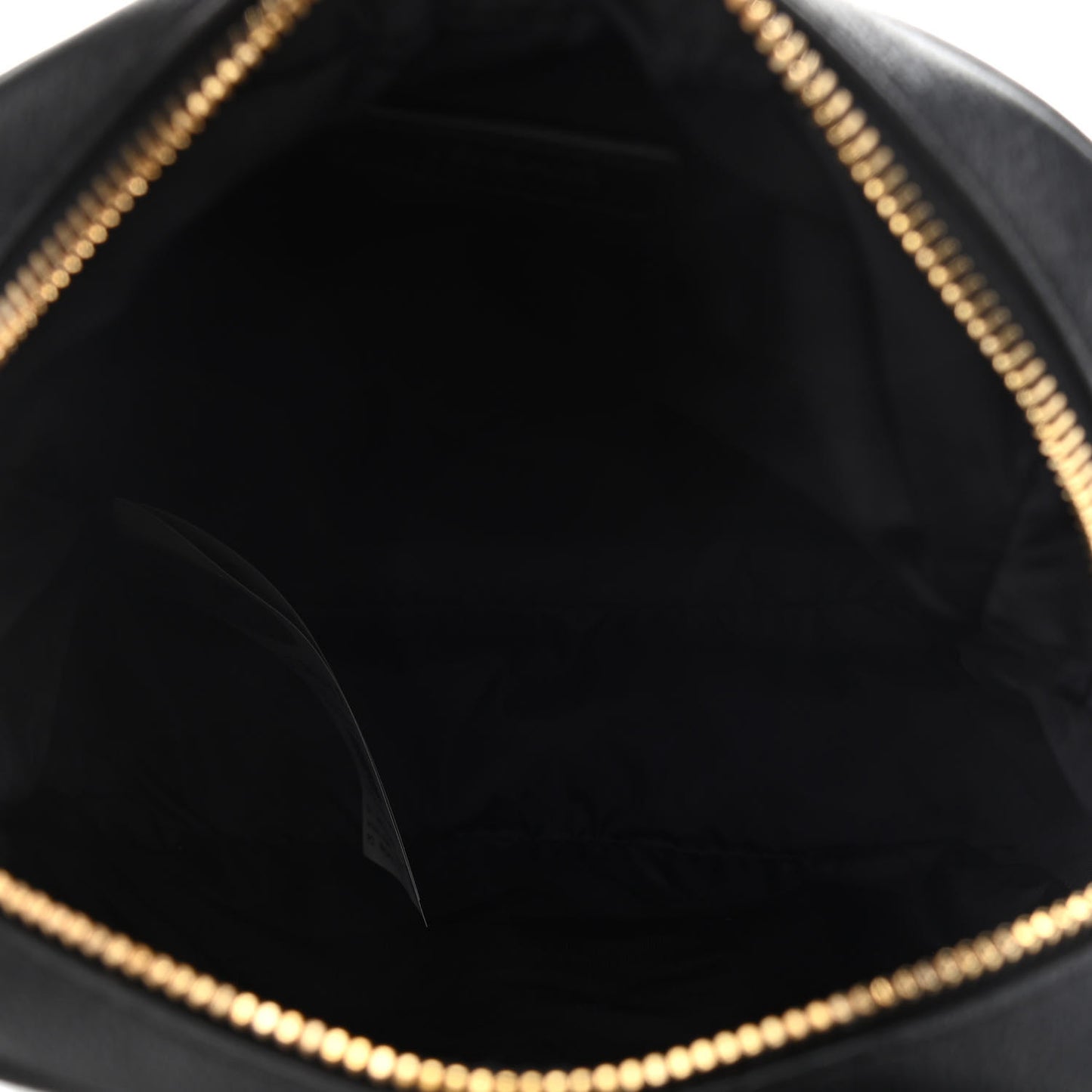 Grained Calfskin Small Medusa Messenger Bag Black