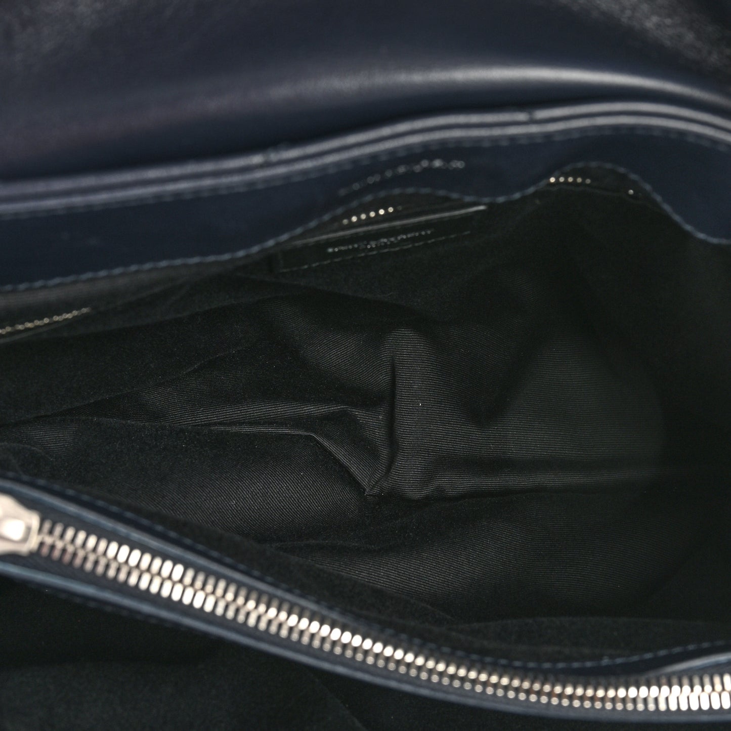 Calfskin Y Quilted Monogram Medium Loulou Chain Satchel Medium Blue