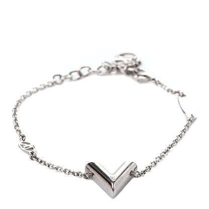 Louis Vuitton Essential V Supple Bracelet Silver 1 of 5