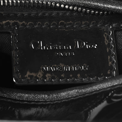 Christian Dior Patent Cannage Medium Lady Dior Black 6 of 12