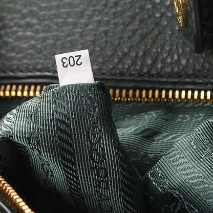 Prada Vitello Daino Tote Foresta 7 of 9