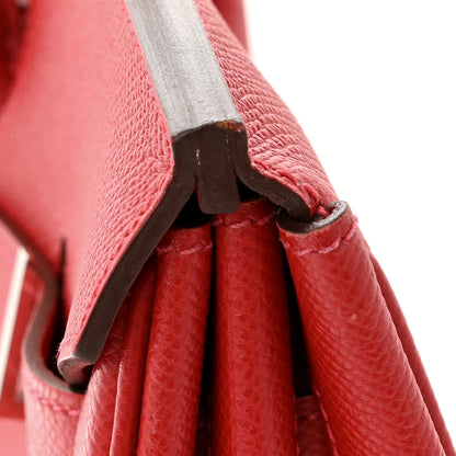 Hermes Epsom Birkin 35 Rouge Casaque 13 of 14