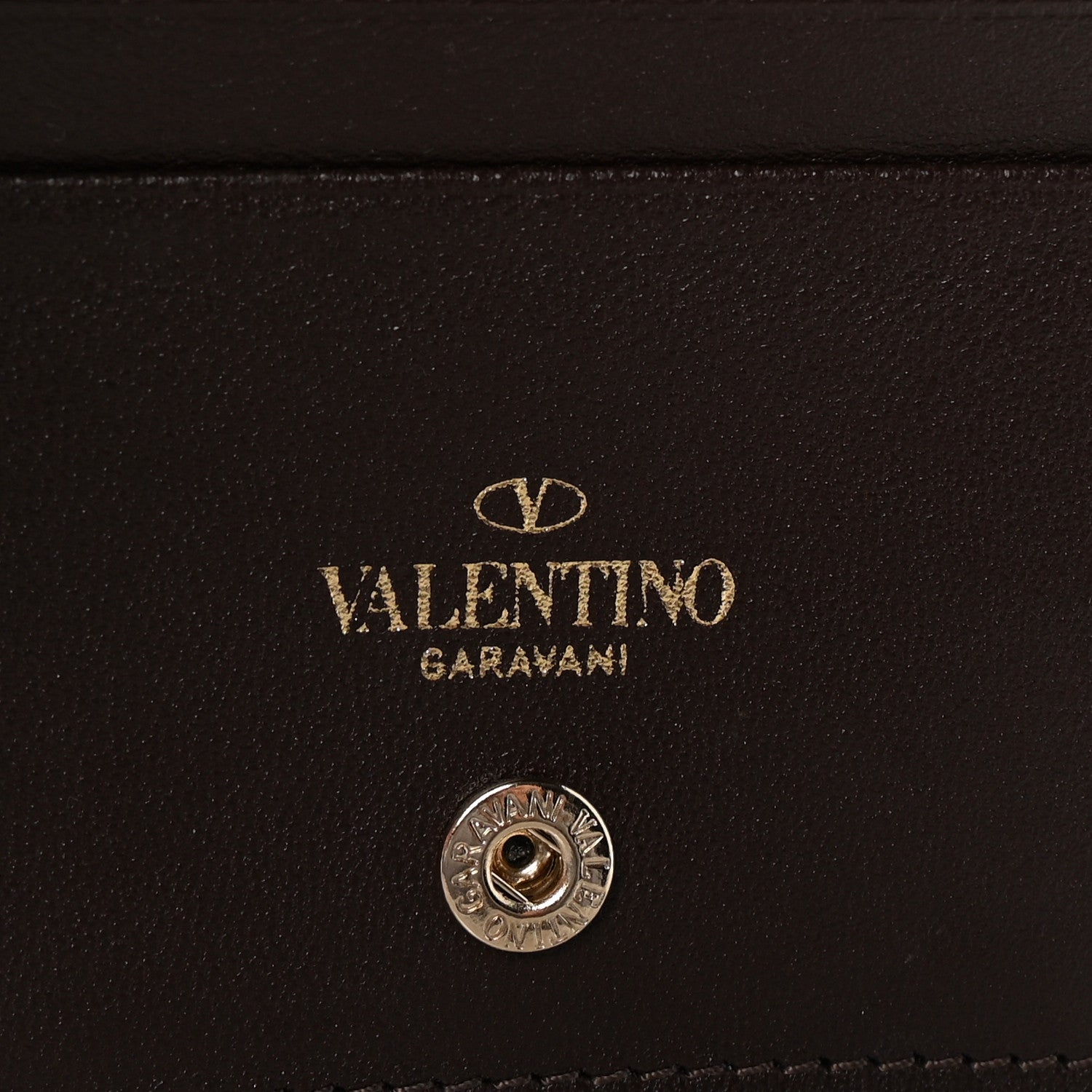 Valentino Garavani Toile Iconographe Small Wallet Naturale Black Fondant 6 of 7