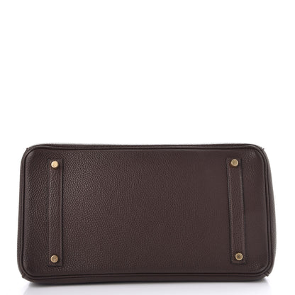 Hermes Togo Birkin 35 Chocolate 7 of 55