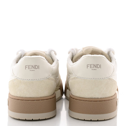 Fendi Suede Vitello Fendi Match Low Top Sneakers 40 Ice Fendi White 5 of 13