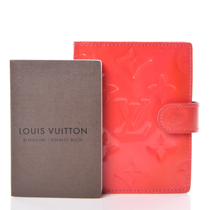 Louis Vuitton Vernis Mini Agenda Cover Framboise 14 of 14
