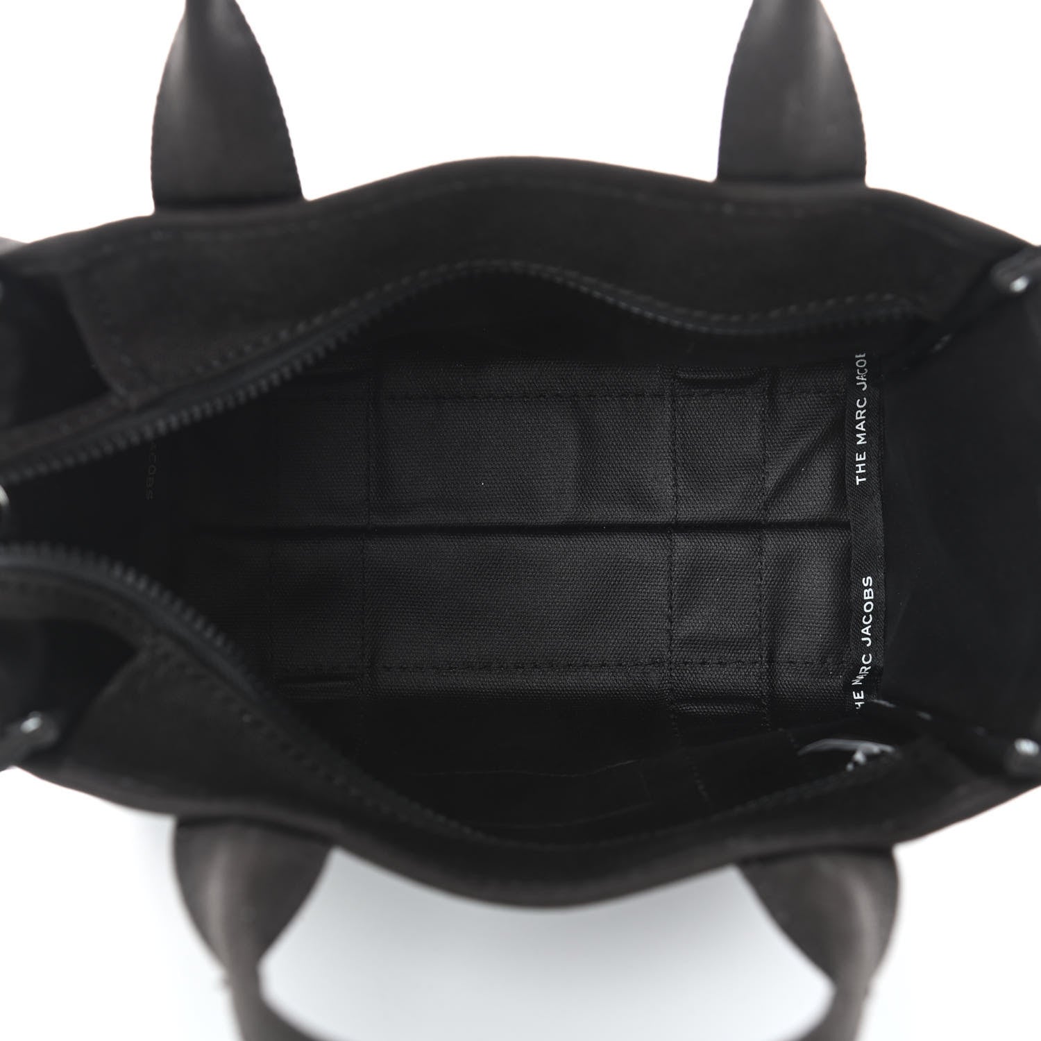 Marc Jacobs Cotton Canvas Small The Traveler Tote Bag Black 4 of 5