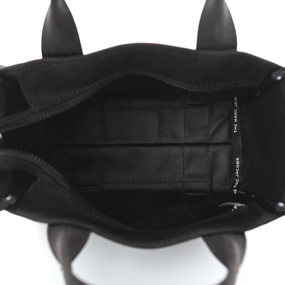 Marc Jacobs Cotton Canvas Small The Traveler Tote Bag Black 4 of 5