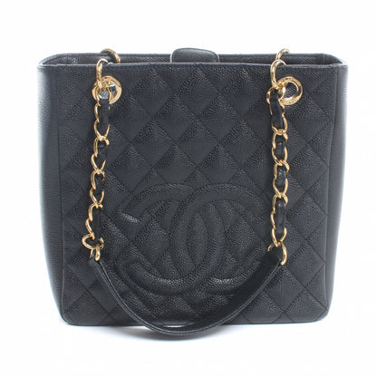 Chanel Caviar Petit Shopping Tote PST Black 1 of 9