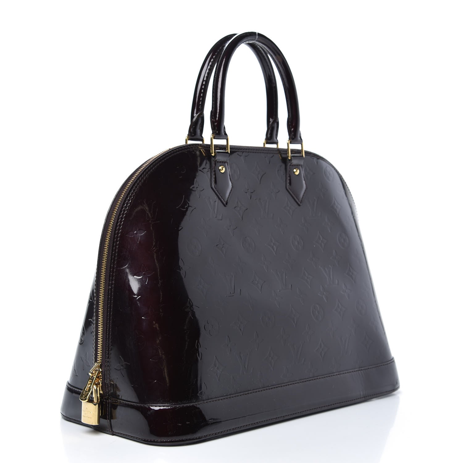 Louis Vuitton Vernis Alma MM Amarante 3 of 13