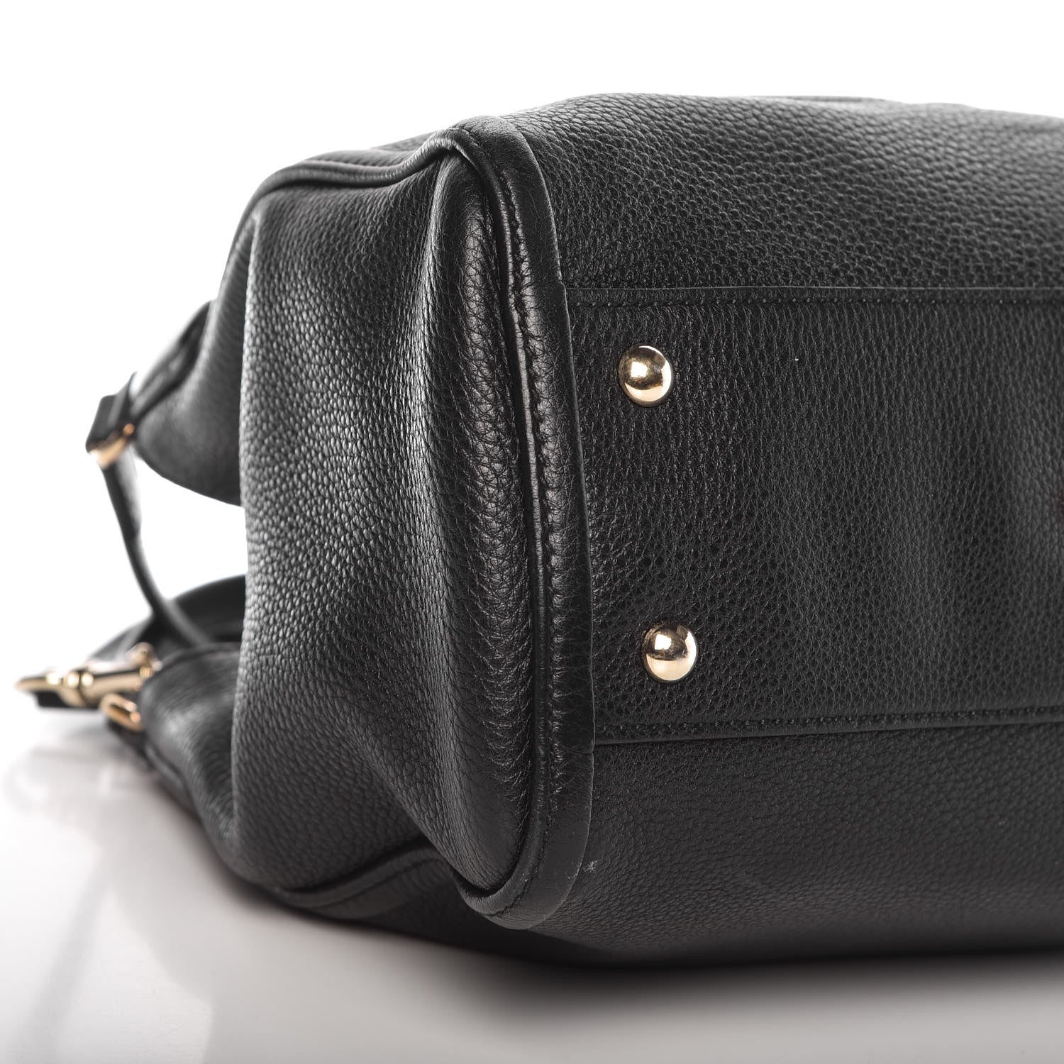Gucci Pebbled Calfskin Small Soho Shoulder Bag Black 11 of 15