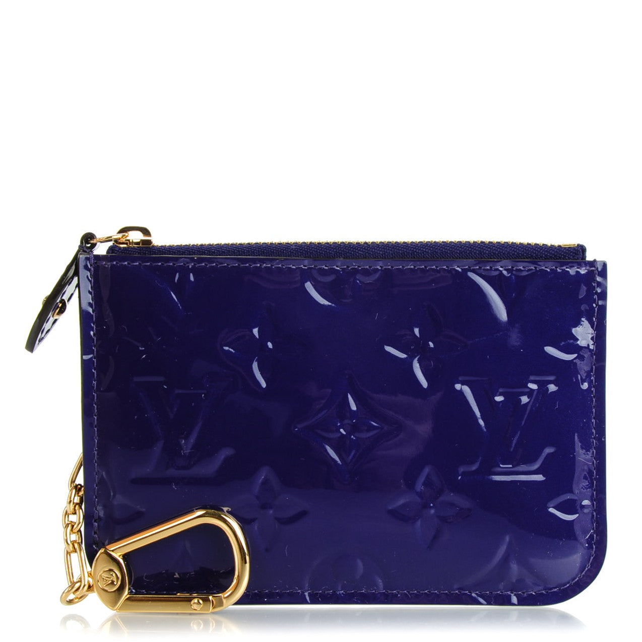 Louis Vuitton Vernis Key Pouch Blueberry 1 of 7