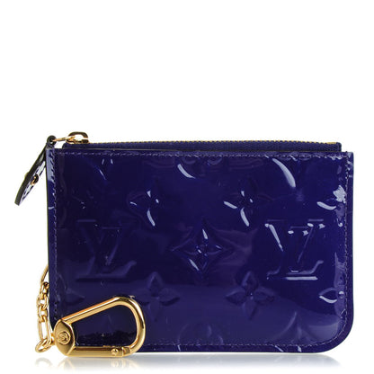 Louis Vuitton Vernis Key Pouch Blueberry 1 of 7