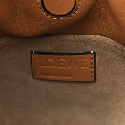 Loewe Calfskin Mini Flamenco Knot Clutch Warm Desert 6 of 10