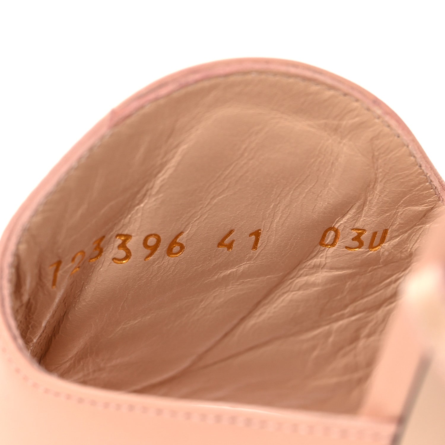 Gucci Malaga Kid Blondie 85mm Slingback Sandals 41 Pastel Pink 7 of 10