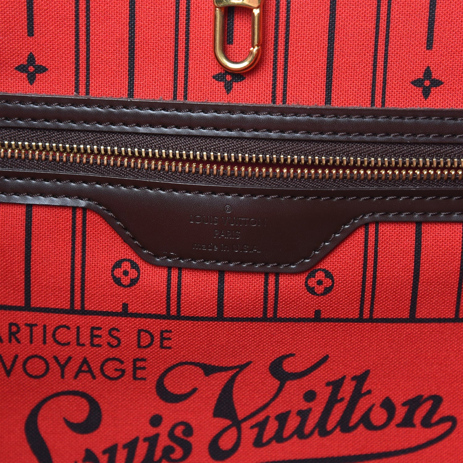 Louis Vuitton Damier Ebene Neverfull GM 6 of 12