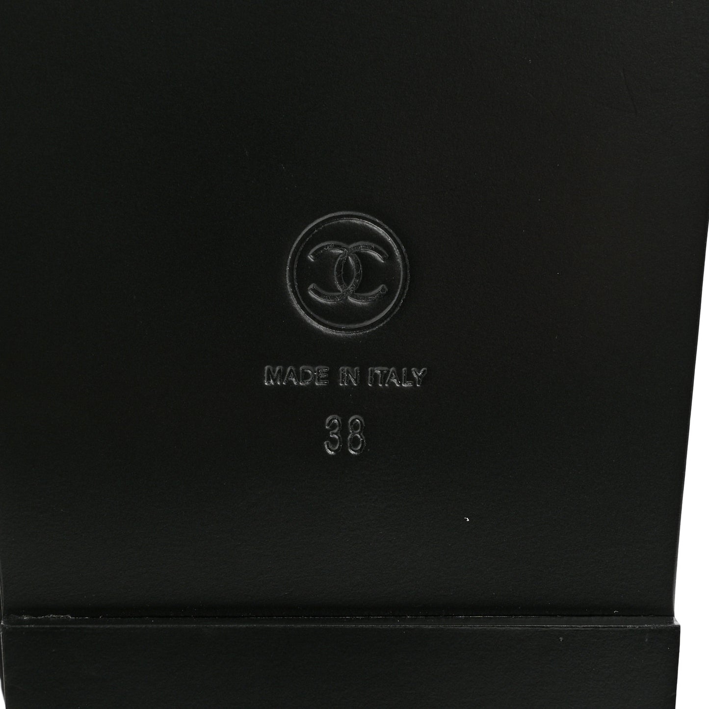 Grained Calfskin Velcro Dad Sandals 38 Black