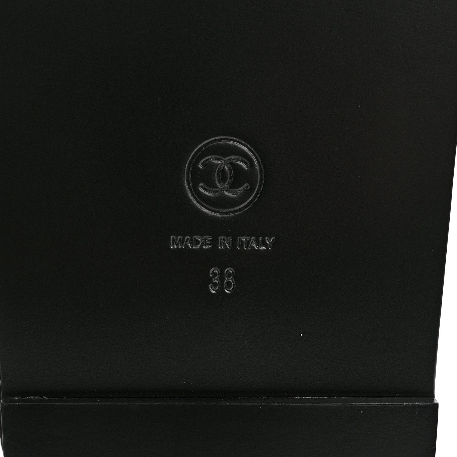 Chanel Grained Calfskin Velcro Dad Sandals 38 Black 7 of 9