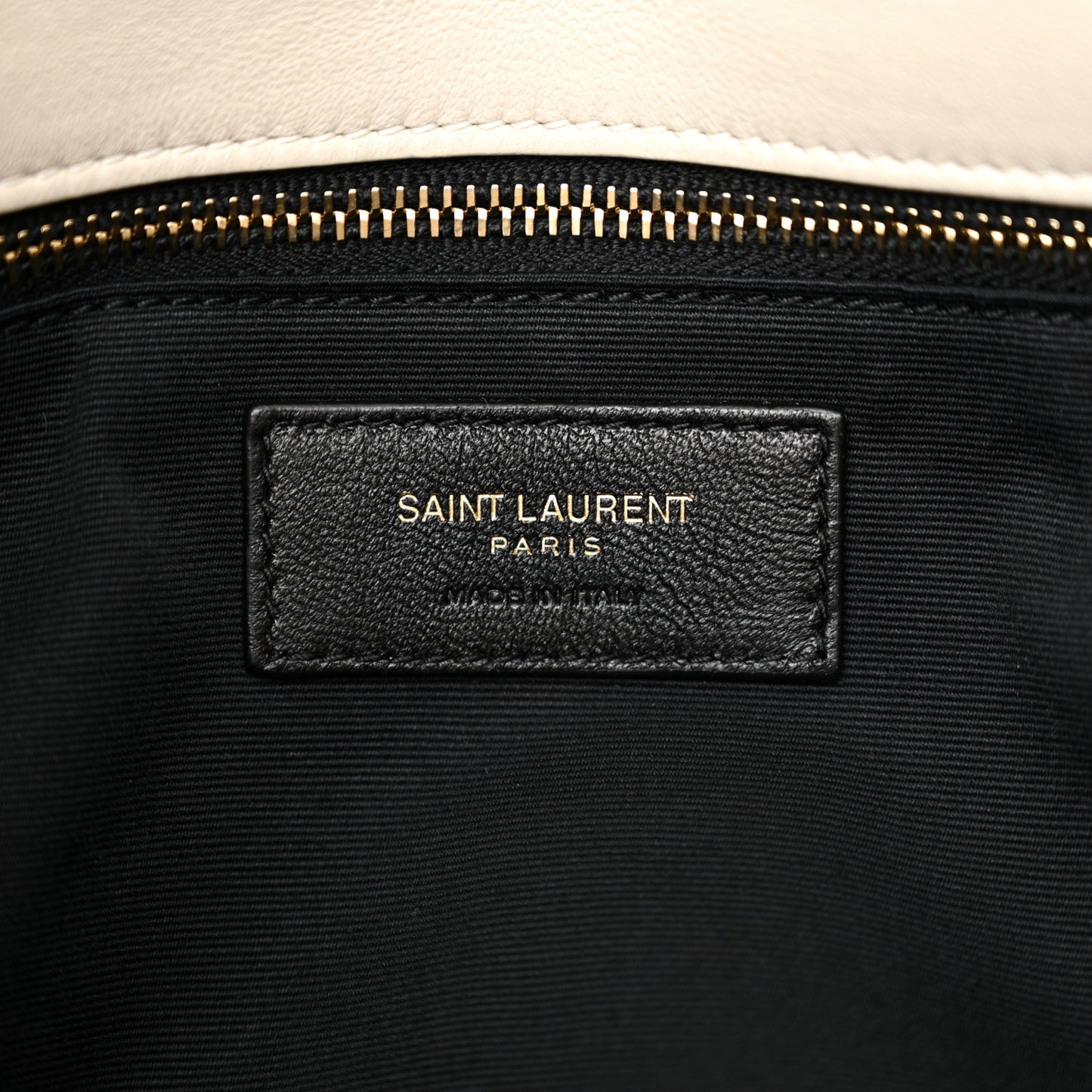 Lambskin Quilted Medium Loulou Puffer Monogram Chain Satchel Blanc Vintage